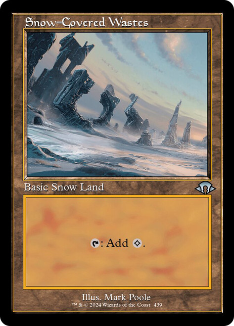 m10006 MH3 309 foil 英語　冠雪の荒地　フルアート m10006 MH3 309 foil 英語 冠雪の荒地 フルアート m10006 MH3