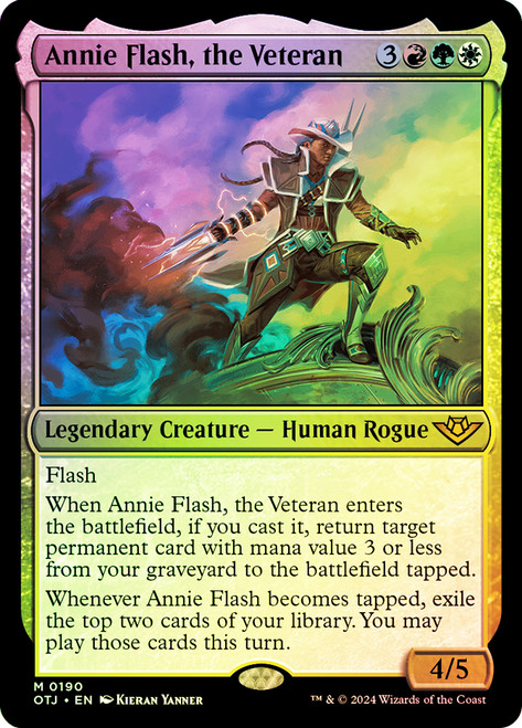 Annie Flash, the Veteran\nOutlaws of Thunder Junction\nSingle\nMagic The Gathering