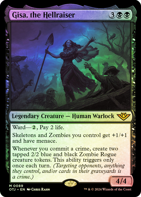 Gisa, the Hellraiser\nOutlaws of Thunder Junction\nSingle\nMagic The Gathering