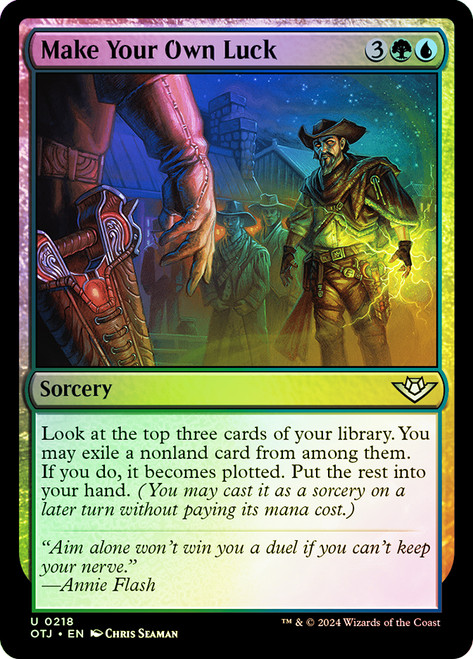 Make Your Own Luck\nOutlaws of Thunder Junction\nSingle\nMagic The Gathering
