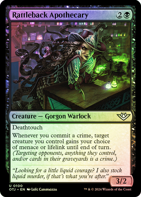 Rattleback Apothecary\nOutlaws of Thunder Junction\nSingle\nMagic The Gathering