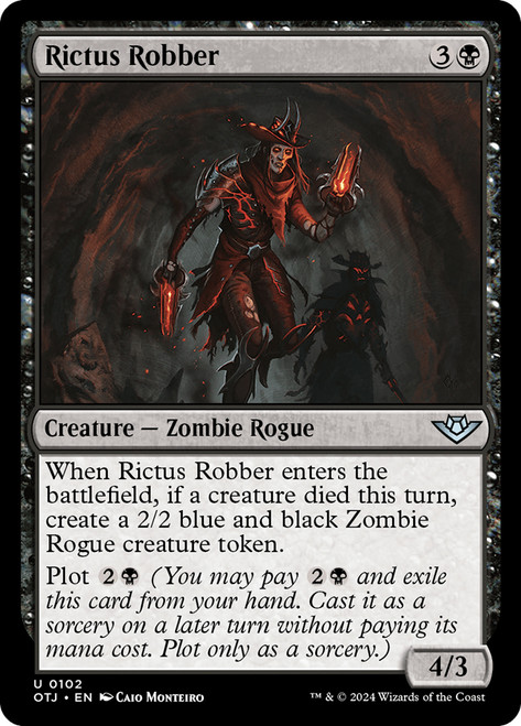 Rictus Robber\nOutlaws of Thunder Junction\nSingle\nMagic The Gathering