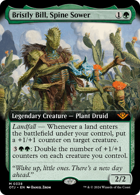 Bristly Bill, Spine Sower (Extended Art)\nOutlaws of Thunder Junction - Variants\nSingle\nMagic The Gathering