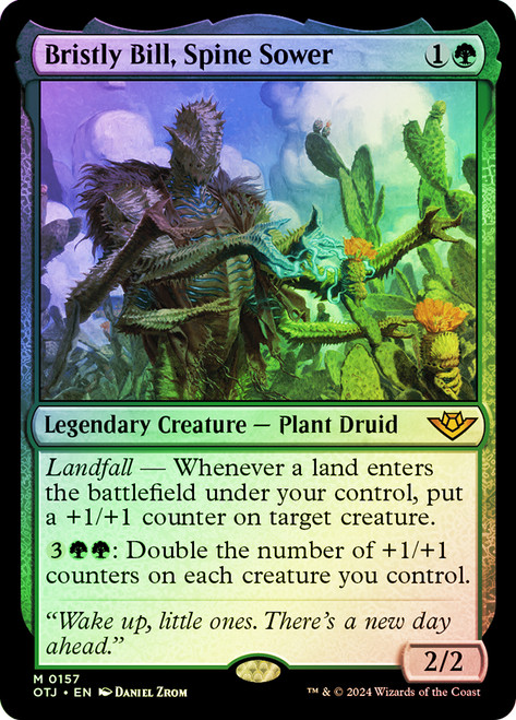 Bristly Bill, Spine Sower\nOutlaws of Thunder Junction\nSingle\nMagic The Gathering