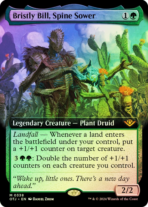 Bristly Bill, Spine Sower (Extended Art)\nOutlaws of Thunder Junction - Variants\nSingle\nMagic The Gathering
