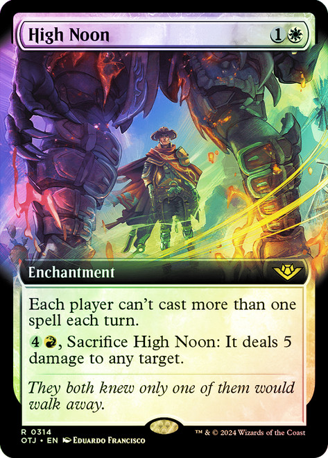 High Noon (Extended Art)\nOutlaws of Thunder Junction - Variants\nSingle\nMagic The Gathering