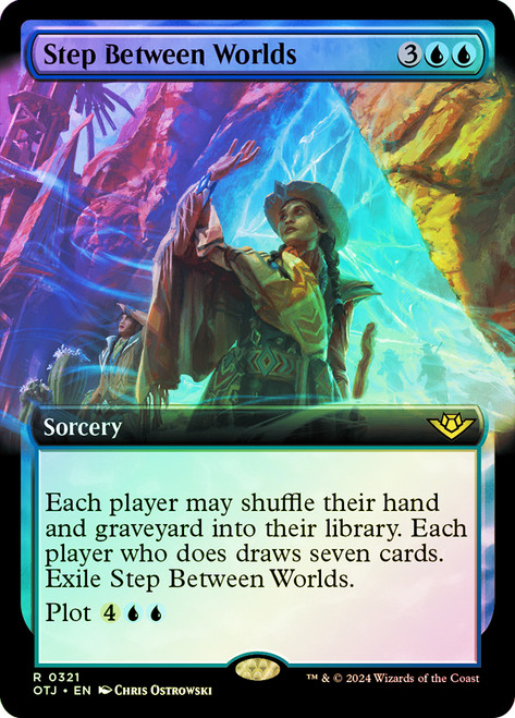 Step Between Worlds (Extended Art)\nOutlaws of Thunder Junction - Variants\nSingle\nMagic The Gathering