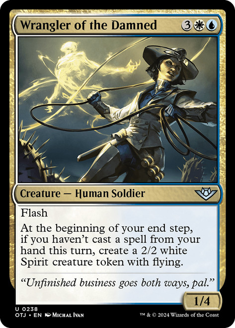 Wrangler of the Damned\nOutlaws of Thunder Junction\nSingle\nMagic The Gathering