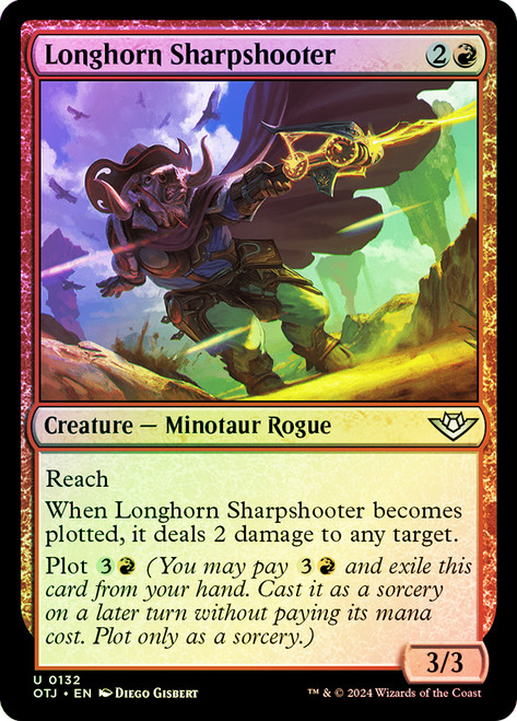 Longhorn Sharpshooter\nOutlaws of Thunder Junction\nSingle\nMagic The Gathering