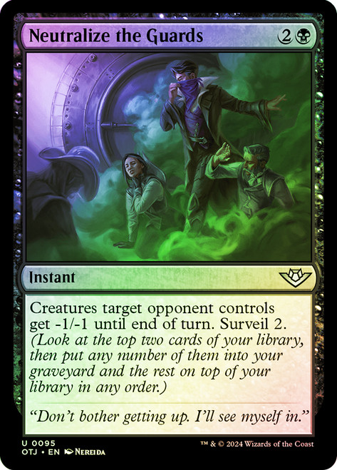 Neutralize the Guards\nOutlaws of Thunder Junction\nSingle\nMagic The Gathering