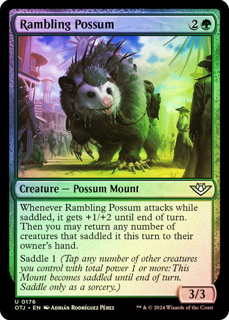 Rambling Possum\nOutlaws of Thunder Junction\nSingle\nMagic The Gathering