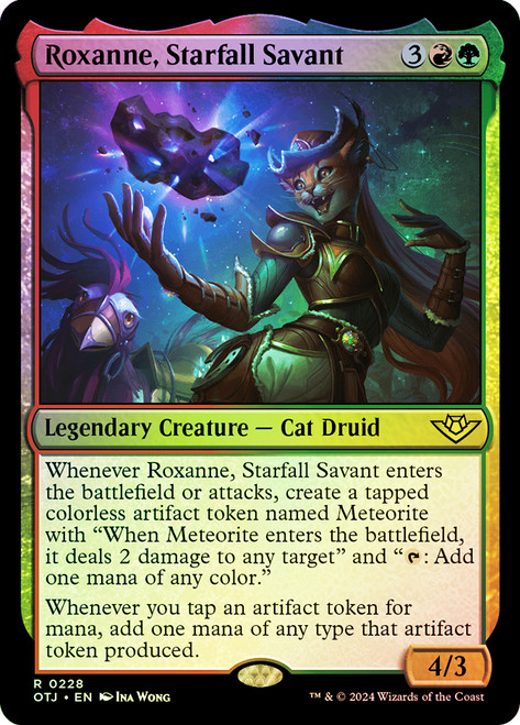 Roxanne, Starfall Savant\nOutlaws of Thunder Junction\nSingle\nMagic The Gathering