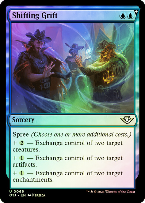 Shifting Grift\nOutlaws of Thunder Junction\nSingle\nMagic The Gathering
