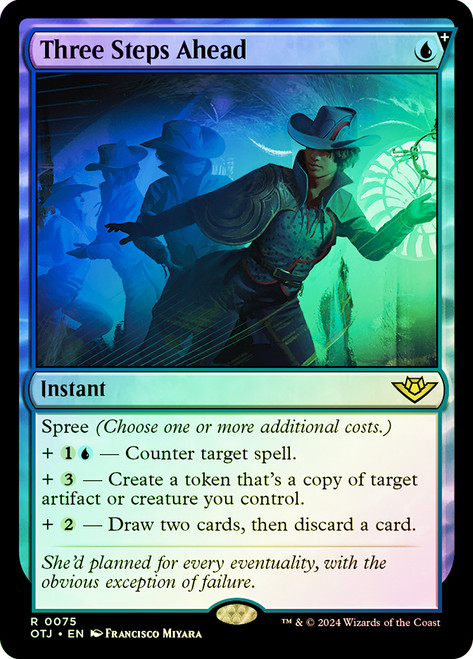 MTG 三歩先 Three Steps Ahead 拡張　foil 4枚　英語 Three Steps Ahead 三歩先 EN 英語版 MTG 青デッキ - メルカリ