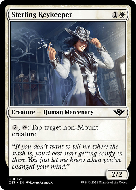 Sterling Keykeeper\nOutlaws of Thunder Junction\nSingle\nMagic The Gathering