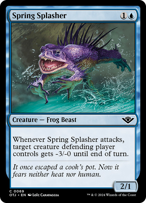 Spring Splasher\nOutlaws of Thunder Junction\nSingle\nMagic The Gathering
