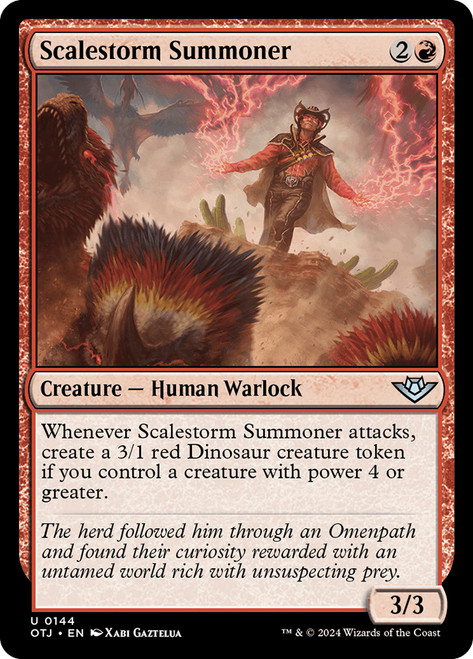 Scalestorm Summoner\nOutlaws of Thunder Junction\nSingle\nMagic The Gathering