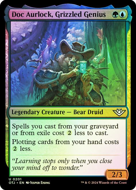 Doc Aurlock, Grizzled Genius\nOutlaws of Thunder Junction\nSingle\nMagic The Gathering