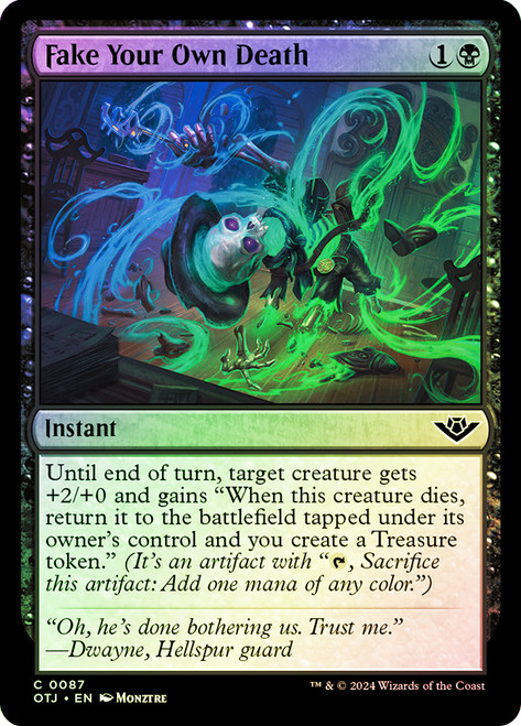 Fake Your Own Death\nOutlaws of Thunder Junction\nSingle\nMagic The Gathering