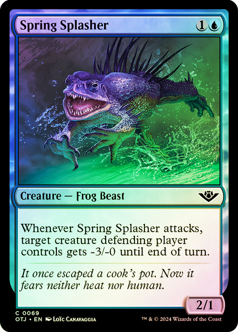 Spring Splasher\nOutlaws of Thunder Junction\nSingle\nMagic The Gathering