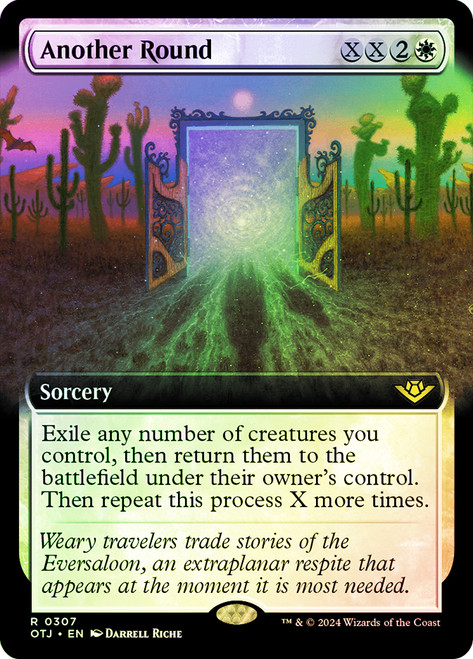 Another Round (Extended Art)\nOutlaws of Thunder Junction - Variants\nSingle\nMagic The Gathering
