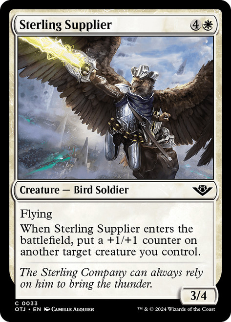 Sterling Supplier\nOutlaws of Thunder Junction\nSingle\nMagic The Gathering