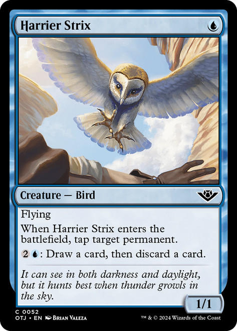 Harrier Strix\nOutlaws of Thunder Junction\nSingle\nMagic The Gathering