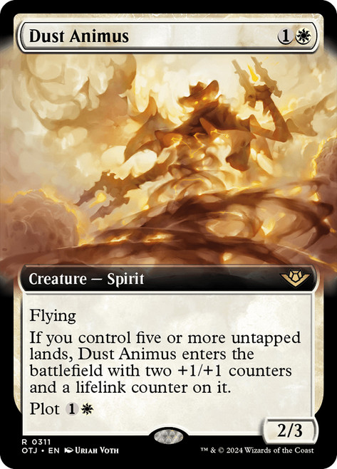 Dust Animus (Extended Art)\nOutlaws of Thunder Junction - Variants\nSingle\nMagic The Gathering