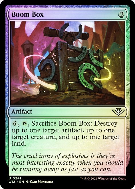 Boom Box\nOutlaws of Thunder Junction\nSingle\nMagic The Gathering