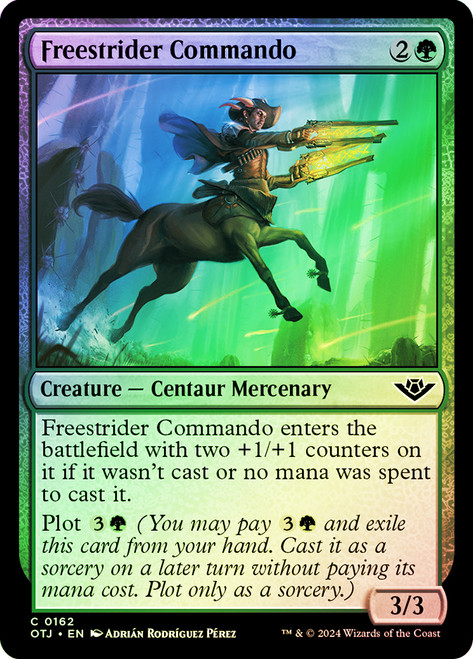 Freestrider Commando\nOutlaws of Thunder Junction\nSingle\nMagic The Gathering