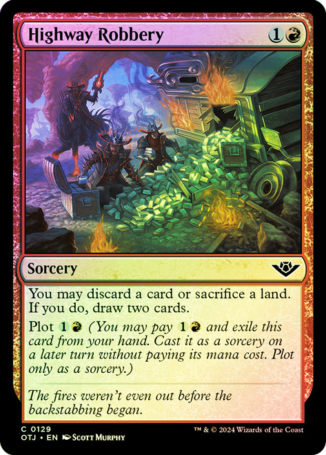 Highway Robbery\nOutlaws of Thunder Junction\nSingle\nMagic The Gathering