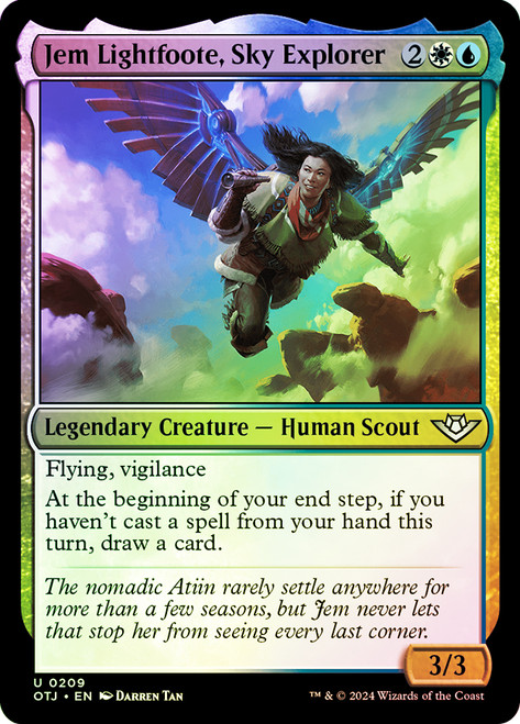 Jem Lightfoote, Sky Explorer\nOutlaws of Thunder Junction\nSingle\nMagic The Gathering
