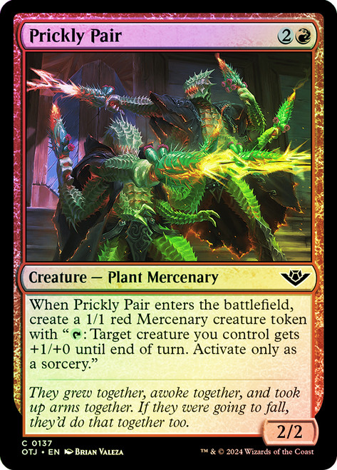 Prickly Pair\nOutlaws of Thunder Junction\nSingle\nMagic The Gathering