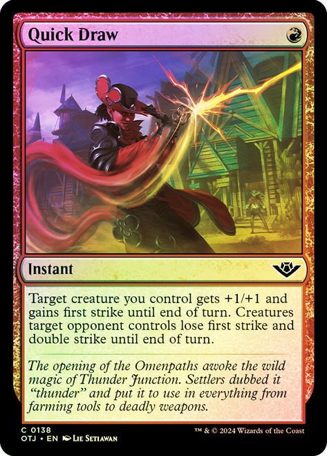 Quick Draw\nOutlaws of Thunder Junction\nSingle\nMagic The Gathering