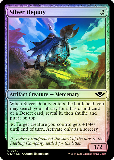 Silver Deputy\nOutlaws of Thunder Junction\nSingle\nMagic The Gathering
