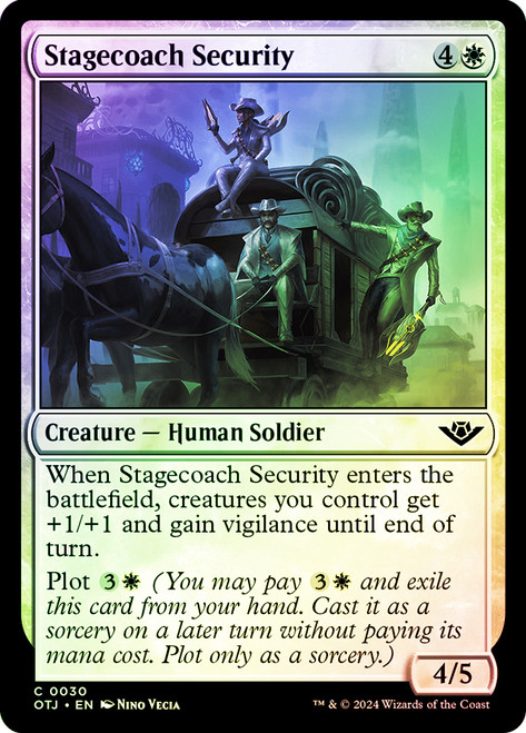 Stagecoach Security\nOutlaws of Thunder Junction\nSingle\nMagic The Gathering