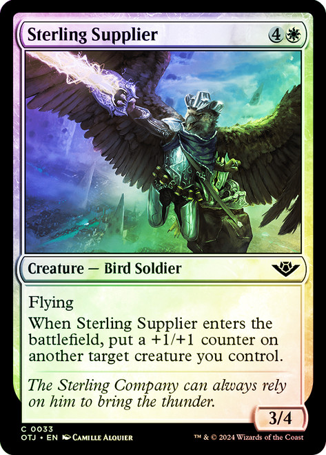 Sterling Supplier\nOutlaws of Thunder Junction\nSingle\nMagic The Gathering