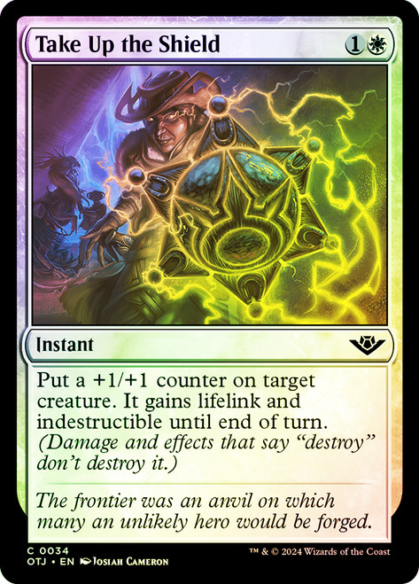 Take Up the Shield\nOutlaws of Thunder Junction\nSingle\nMagic The Gathering
