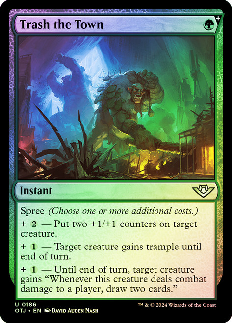 Trash the Town\nOutlaws of Thunder Junction\nSingle\nMagic The Gathering