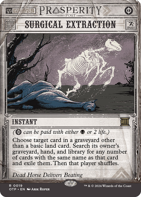Surgical Extraction\nBreaking News\nSingle\nMagic The Gathering
