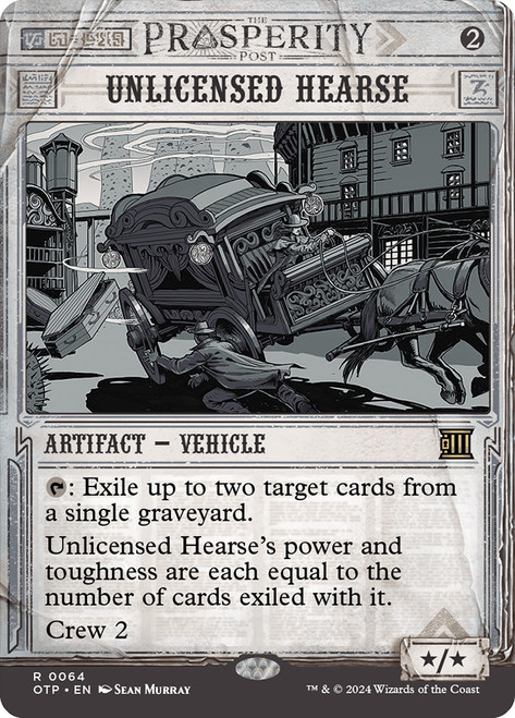 Unlicensed Hearse\nBreaking News\nSingle\nMagic The Gathering