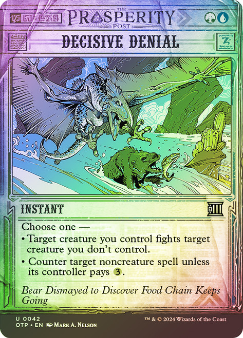 Decisive Denial\nBreaking News\nSingle\nMagic The Gathering