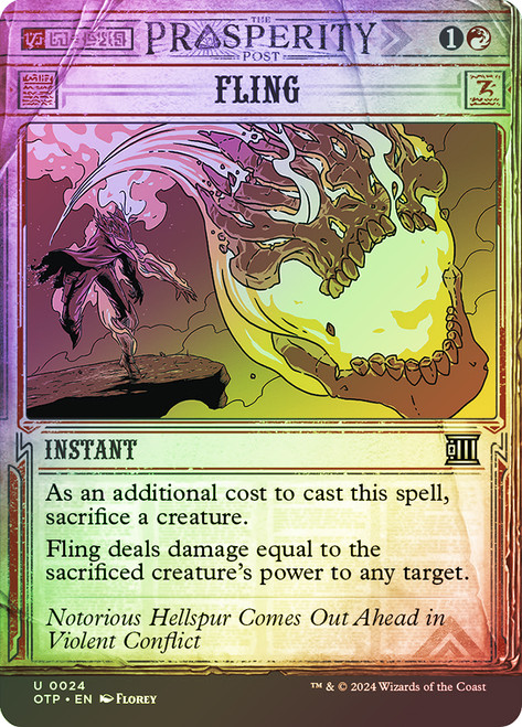 Fling\nBreaking News\nSingle\nMagic The Gathering