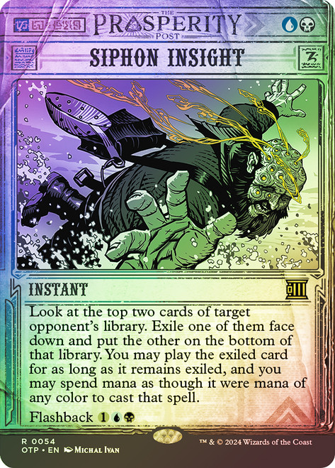 Siphon Insight\nBreaking News\nSingle\nMagic The Gathering