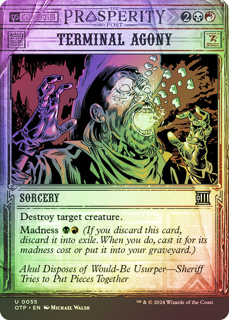 Terminal Agony\nBreaking News\nSingle\nMagic The Gathering