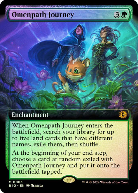 Omenpath Journey (#083) (Extended Art)\nThe Big Score - Variants\nSingle\nMagic The Gathering