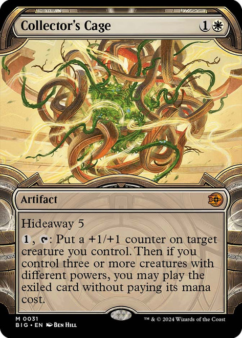 Collector's Cage (#031) (Showcase)\nThe Big Score - Variants\nSingle\nMagic The Gathering