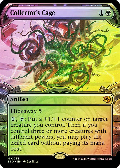 Collector's Cage (#031) (Showcase)\nThe Big Score - Variants\nSingle\nMagic The Gathering