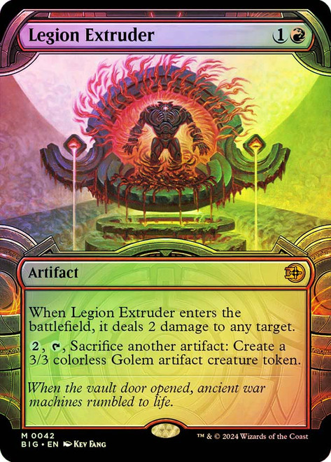 Legion Extruder (#042) (Showcase)\nThe Big Score - Variants\nSingle\nMagic The Gathering