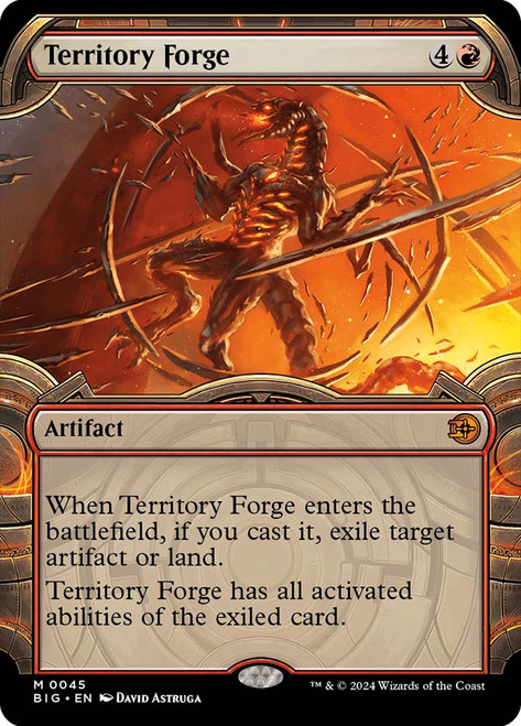 Territory Forge (#045) (Showcase)\nThe Big Score - Variants\nSingle\nMagic The Gathering